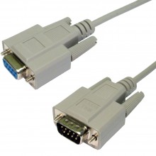 Serial rs232 modem cable db9f to db25m 2m 000992 
