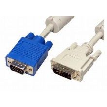 Svga 15 pin male to dvi a female socket adapter gold 005469 