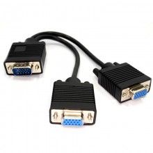 Svga 4 way low profile splitter 1 input to 4 output 500mhz usb powered 007612 