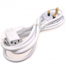 Right angle european schuko plug to c13 iec plug power cable 18m 010030 