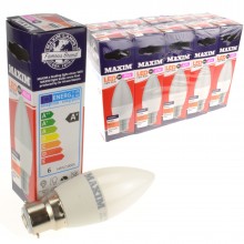 10 pack maxim led 5w 50 watts warm white gu10 lamp light bulb 009776 