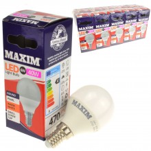 10 pack maxim led 6w 40 watts warm white bayonet candle light bulb 009778 