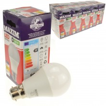 10 pack maxim led 6w 40watt warm white ses e14 screw in light bulb 009775 