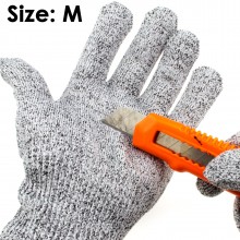 Cut resistant safety work gloves en388 level 5 washable large 010741 