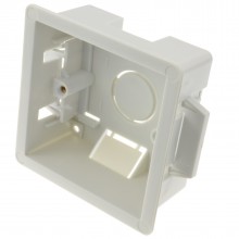 2 gang blanking plate for uk double gang back box white with screws 006397 