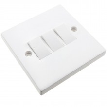 Electrical uk domestic household light 2 way single light switch white 010333 