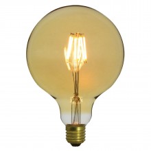 G125 copper wire led filament decor light bulb warm white 2w e27 010063 