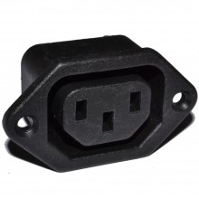 Heavy duty rewireable right angle iec c13 female socket plug 10a 250v 007772 