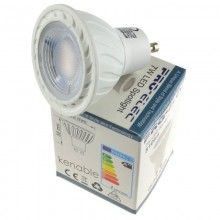 Led gu10 7w 120 degree 3000k lamp downlight spotlight bulb warm white 009687 