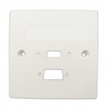 Pre drilled mounting wall faceplate for usb panel mount stub white 005659 