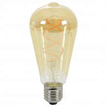 St64 edison style led filament decor light bulb 4w e27 dimmable 009897 