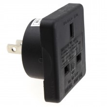 Us usa united states travel adapter plug to uk 3 pin socket 002030 