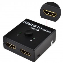 Hq 2 devices to 1 display hdmi switcher on a cable 2 way 003335 