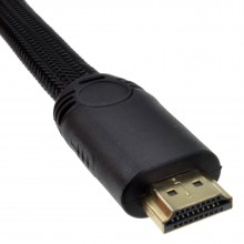 3d tv low profile flat hdmi 14 high speed lead for video cable 7m 007146 