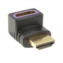 Hdmi compact 270 degree angled adapter female socket to male plug 005746 