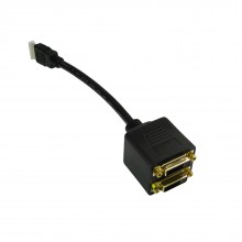 Hdmi male to 1x dvi d hdmi female socket adapter splitter cable 20cm 004733 