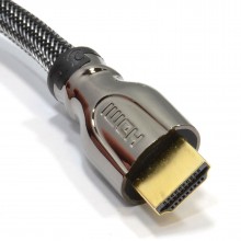 Pro braided hdmi high speed 14 3d tv cable metal ends 05m 50cm 008207 