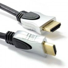 Pro braided hdmi high speed 14 3d tv cable metal ends 5m 008214 
