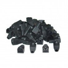 Boot for rj45 ethernet network cables black 10 pack 002351 