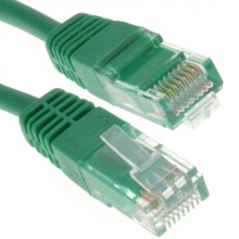 Green network ethernet rj45 cat 5e utp patch lan copper cable lead 15m 010586 