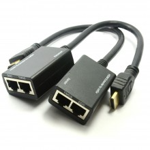 Hdmi extender over ethernet rj45 cable upto 30m 1080p 001764 
