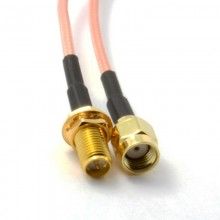 Wifi antenna extension cable lead wireless rp sma 15m 001679 