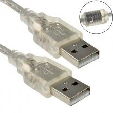 Clear usb 20 extension cable a to a female lead 5m 002055 