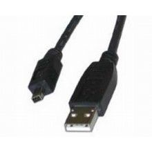 Hq shielded usb 20 a to micro b data and charging cable white 5m 008865 