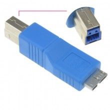 Usb 30 superspeed converter adapter a type socket to b type plug 008739 