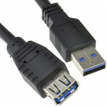 Usb 30 superspeed extension cable type a male to female black 2m 003405 