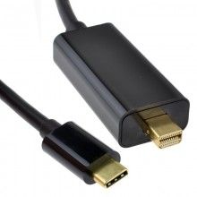 Usb 31 type c to mini displayport 4k 60hz adapter cable black 1m 009618 