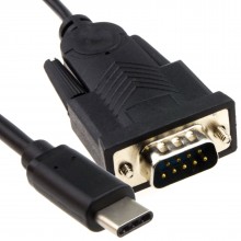 Usb type c to db9 9 pin serial connection for com port ft23r chip 1m 010486 