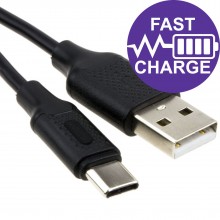 Usb type c to type a fast charge charging 22awg lead mobile phone cable 1m 010227 