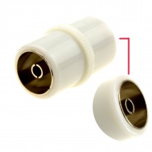 Rf coax right angle socket for tv aerial cables freeview compatible 003814 